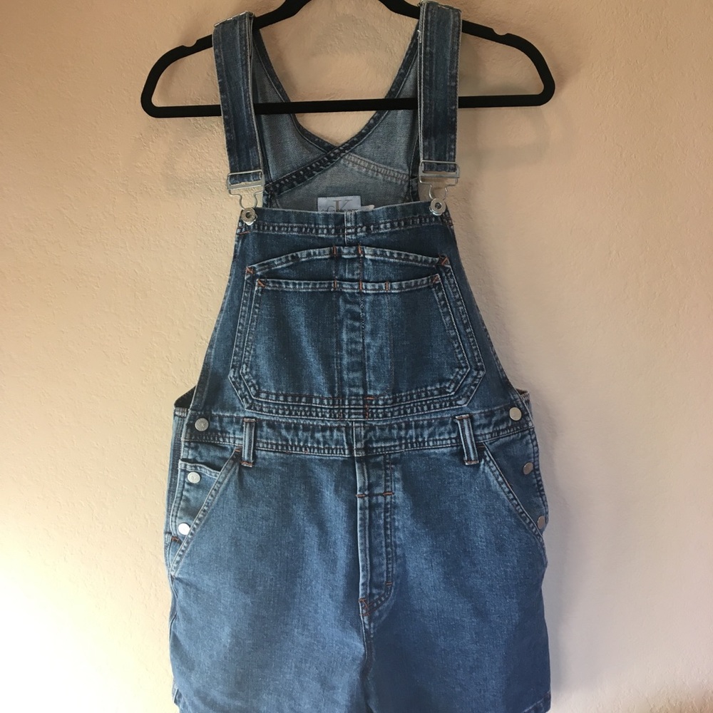 Calvin Klein Denim Overall Shorts